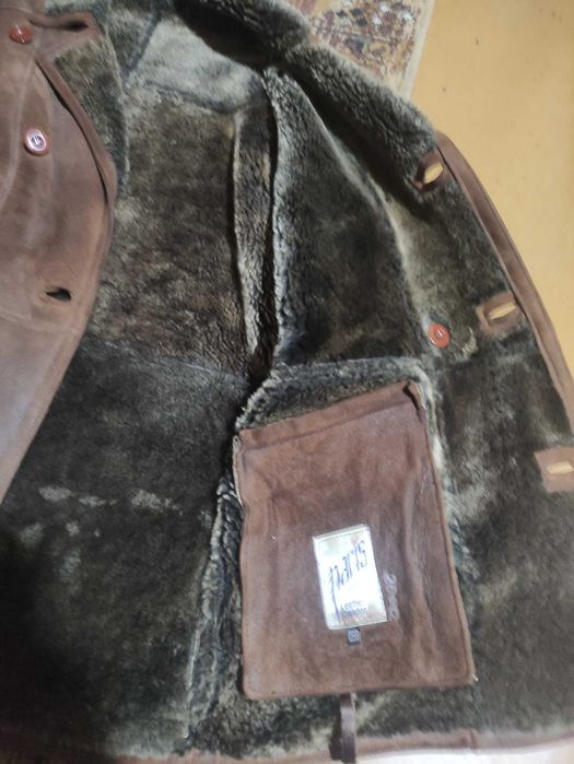 Дубленка мужская натуральная Paris отличное состояние р-р + - 52 - й