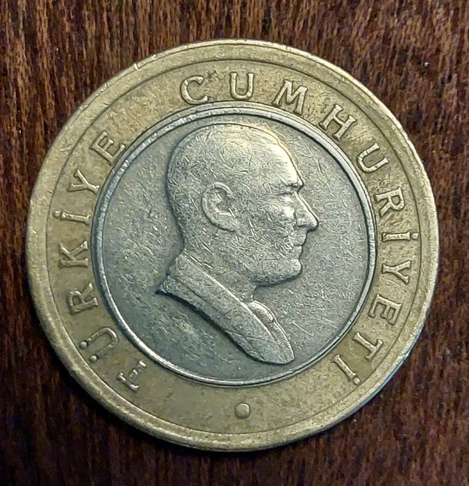 Moeda da Turquia [50 KURUS) do Ano 2005