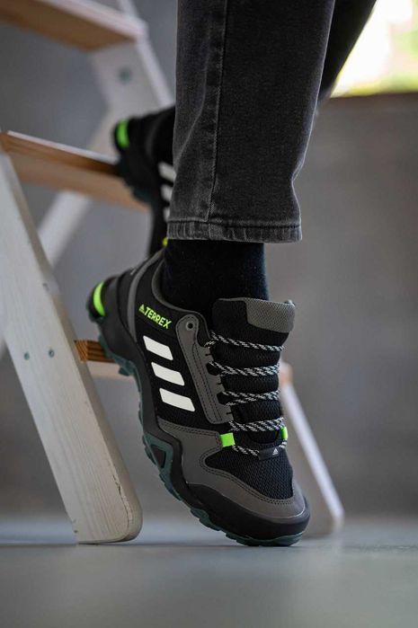 Кросівки Adidas Terrex AX3 Grey/White premium