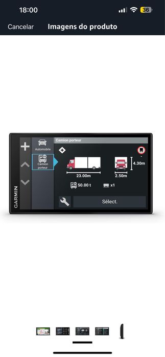 GPS GARMIN 610 novo nunca usado