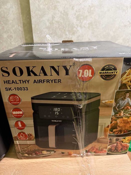 Аэрогриль - мультипечь на 7 литров sokany sk-10033