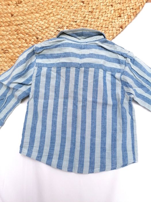 Camisa Praiana às Riscas, de Bebé