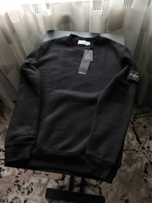 Без предоплати! Світшот Stone island, sweatshirt Стон Айленд, Кофта Стонік Чорний