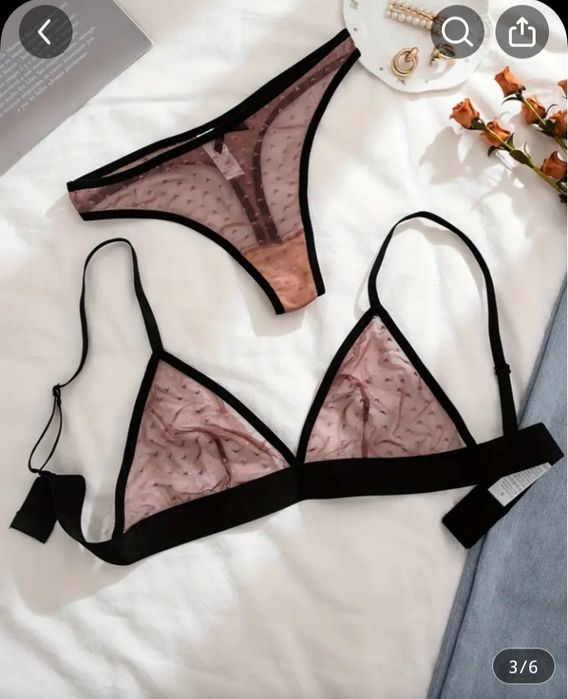 Женское белье комплект ( бюсгалтер и трусики ).