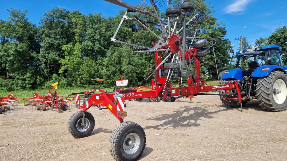 Zgrabiarka dwukaruzelowa Massey Ferguson RK 772 SD TRC 2019rok jak nowa Fella Fendt pottinger