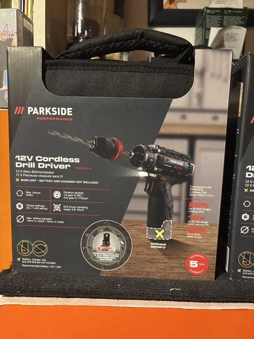 Aparafusafora Performance Parkside 12v - Completa
