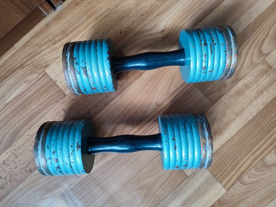 Гантели разборные советские по 6.4 кг