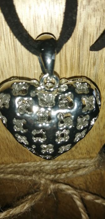 WISIOR ażurowe serce 4x2 cm