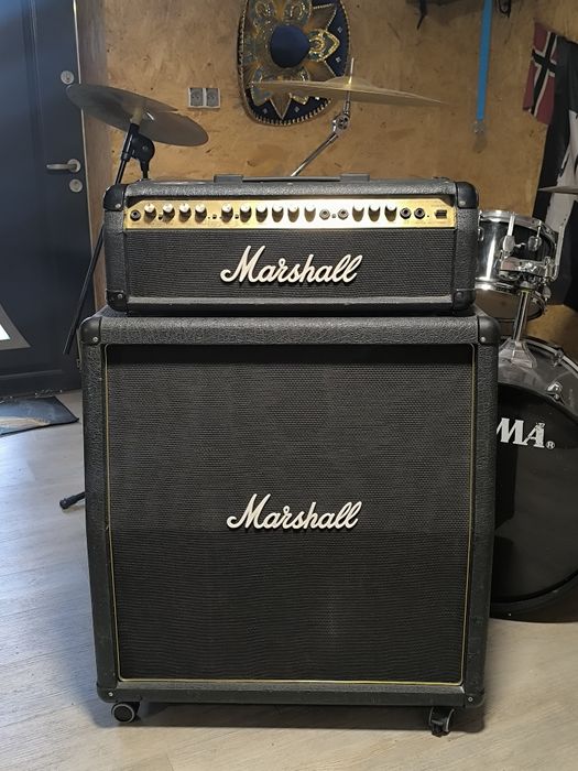 Wzmacniacz gitarowy Marshall Valvestate 100V 8100 plus AVT412 200W Kolumna