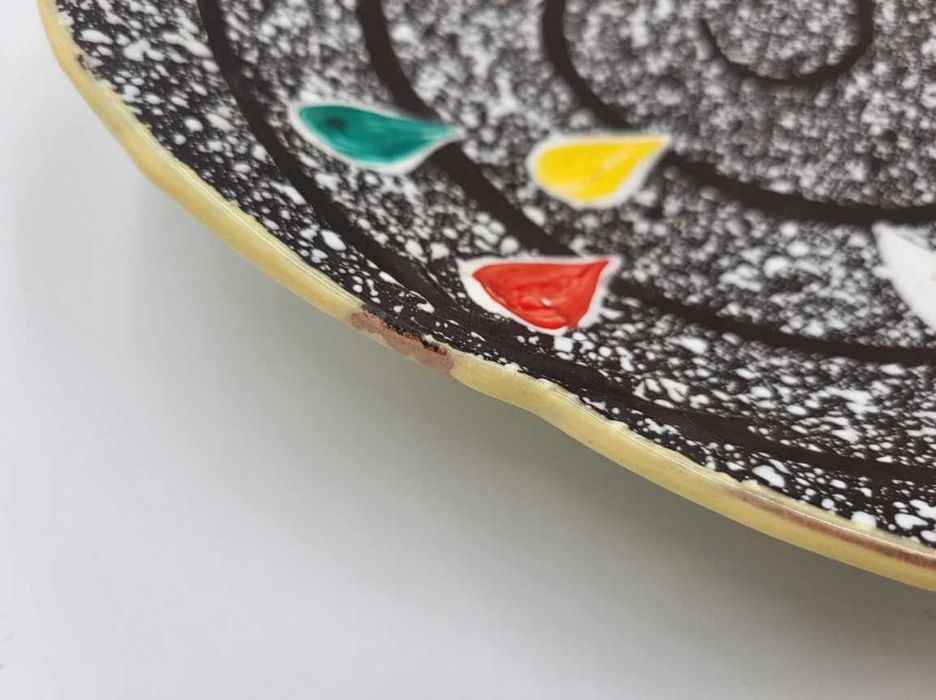 Patera ceramiczna,pikasiak,Germany,vintage lat 50,Carstens Tonnieshof