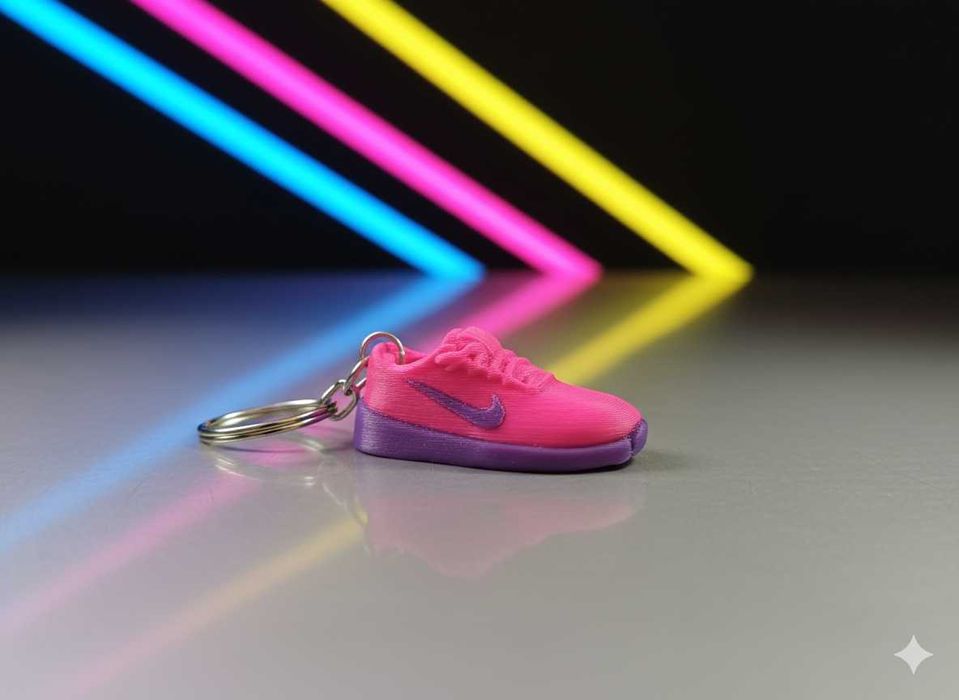 Brelok personalizowany sneakers 3D – dwukolorowy 4,5cm