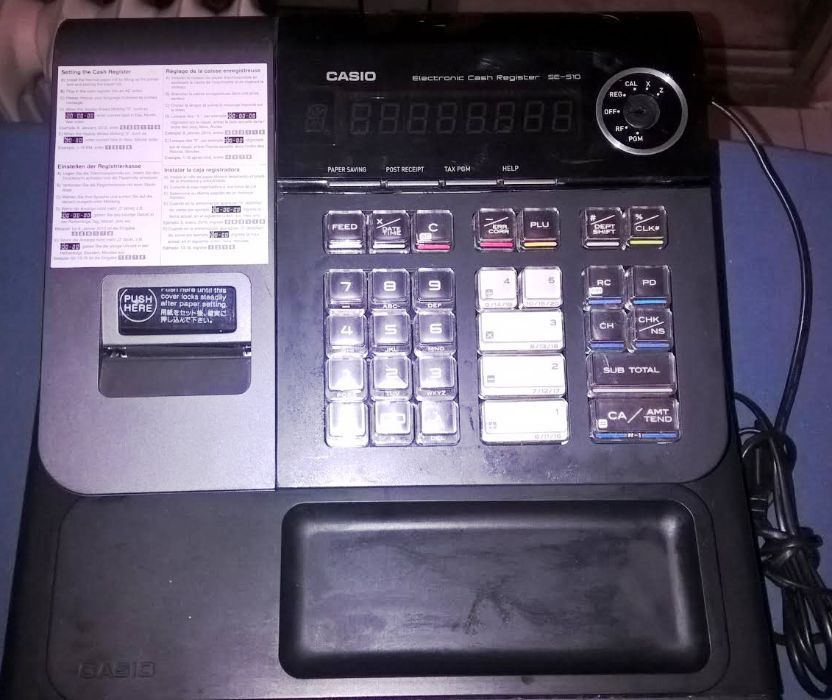 Registadora casio