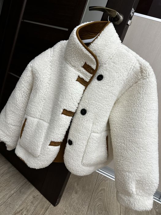 Дубленка  шуба двухсороняя как Zara