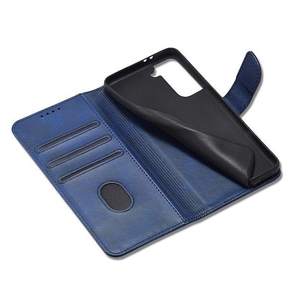 Etui z Klapką Magnet Case do Samsung Galaxy S22 Ultra niebieski