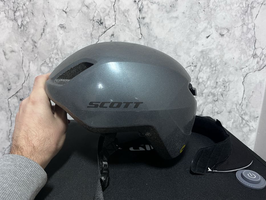 Scott kask rowerowy dzieciecy doppio rozmiar S led nowy na hulajnoge