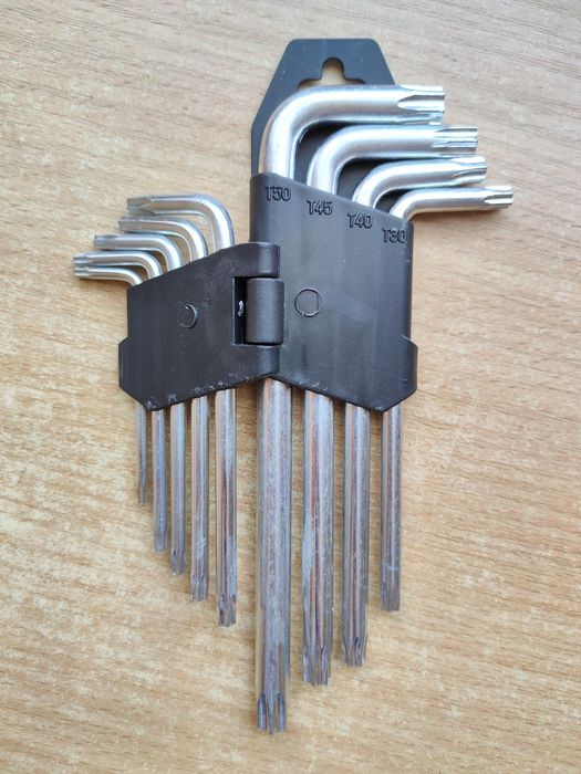Zestaw kluczy TORX TX T10-T50 9 sztuk