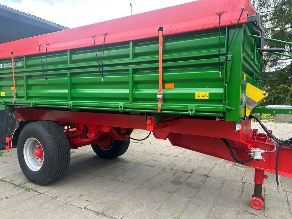 Przyczepa rolnicza  HTS-6010 Trzy strony wywrot