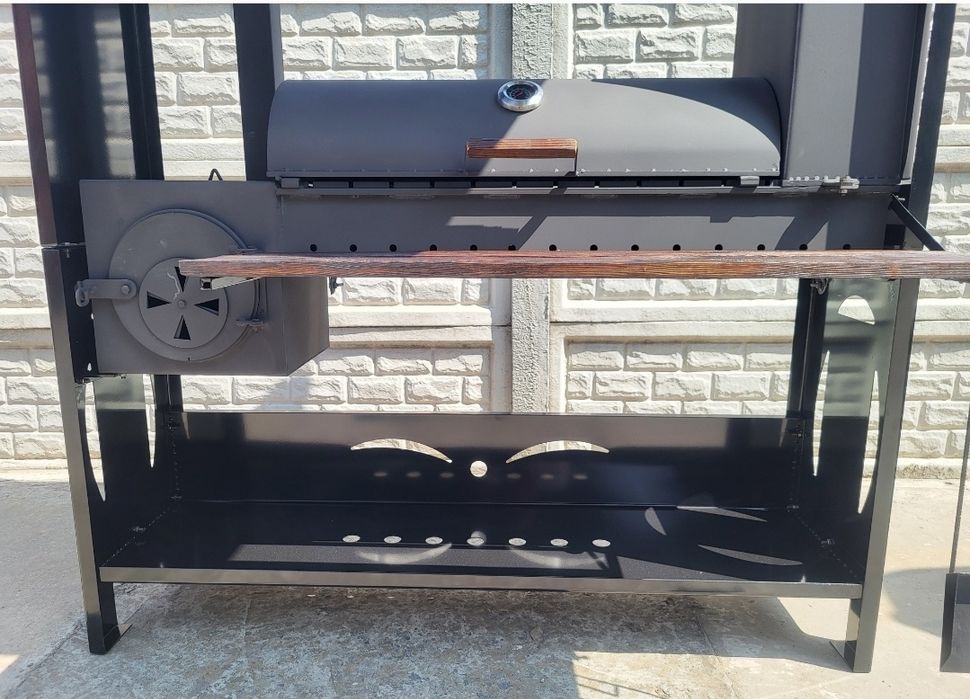 4мм! От Завода! Мангал Коптильня с Крышей и Печкой под Казан