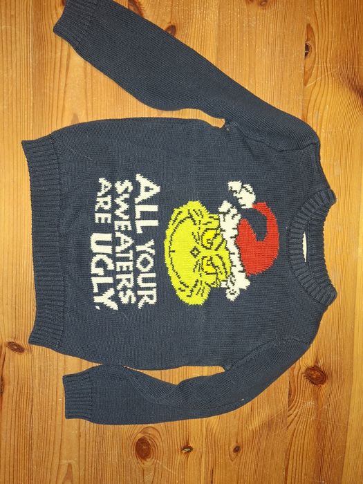 Sweterek świąteczny Grinch 98