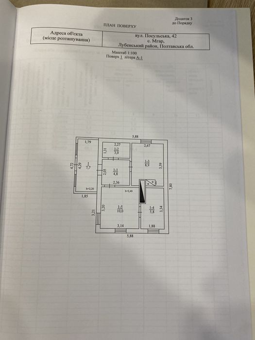 Лубны(Мгарь) дом+24+12 соток, возле речки.