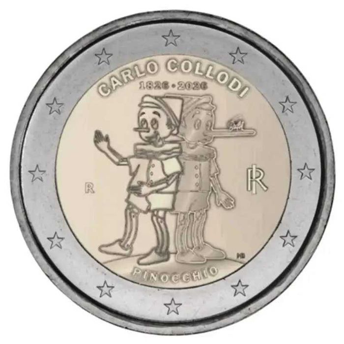 Moeda comemorativa 2 euros UNC desde €2,50