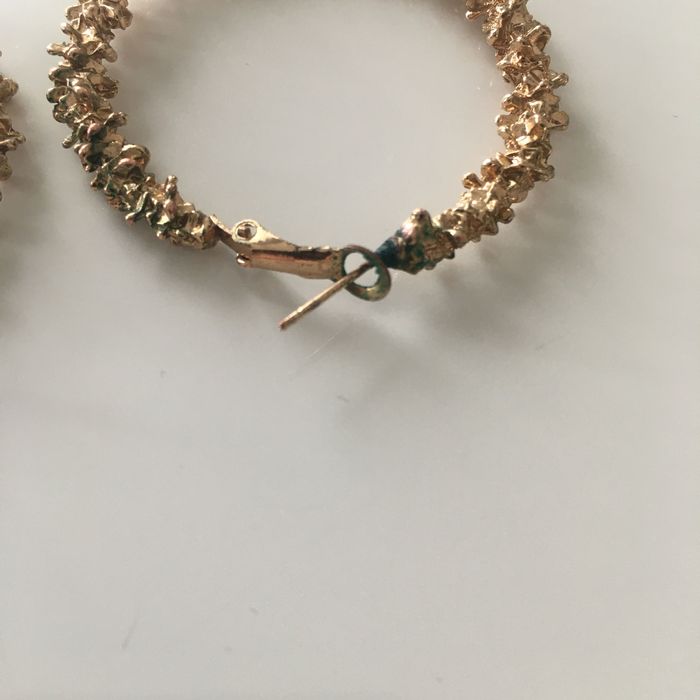 Kolczyki Koła imitujące złote