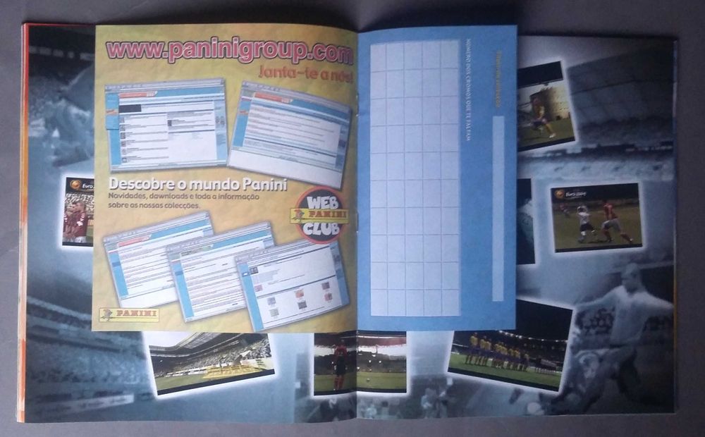 Caderneta de cromos Euro 2004