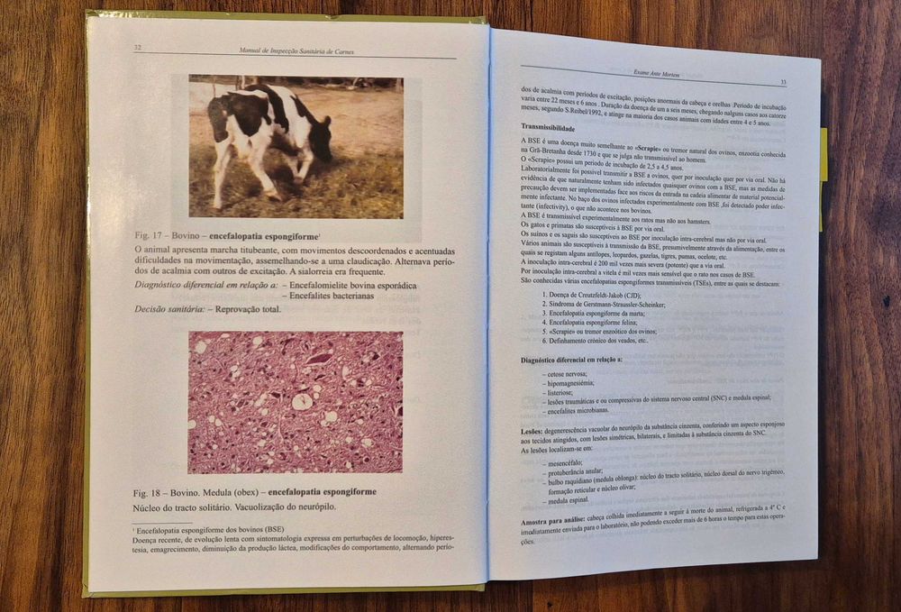 Livro de veterinaria - Manual de Inspecção Sanitaria de Carnes 2vols, 2a edição