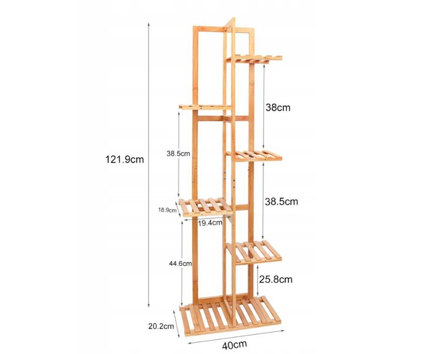 Stojak kwietnik stojąca doniczka na kwiaty półka
