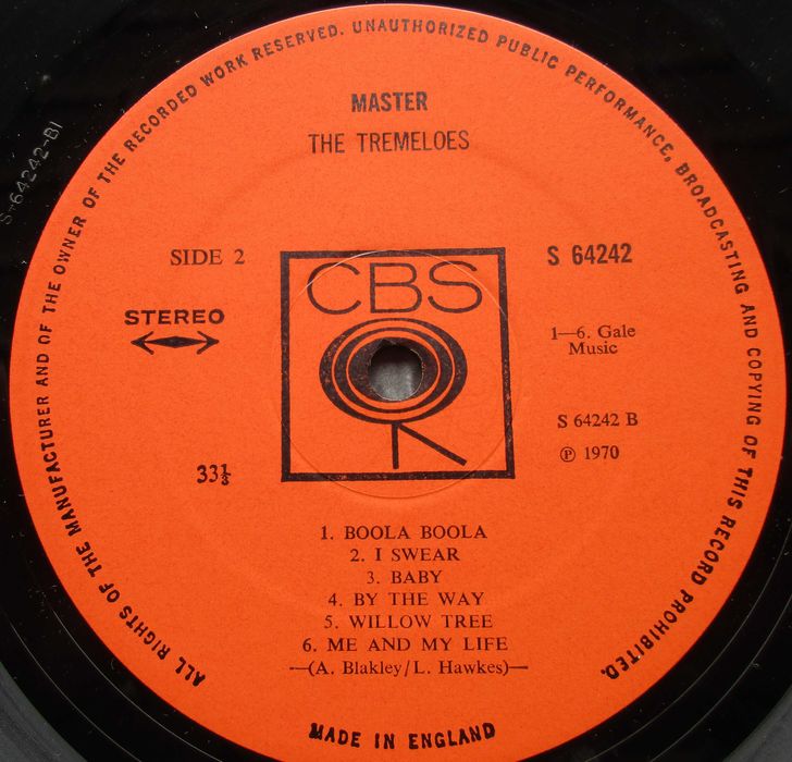 Tremeloes - - - - - Master - - - - - LP