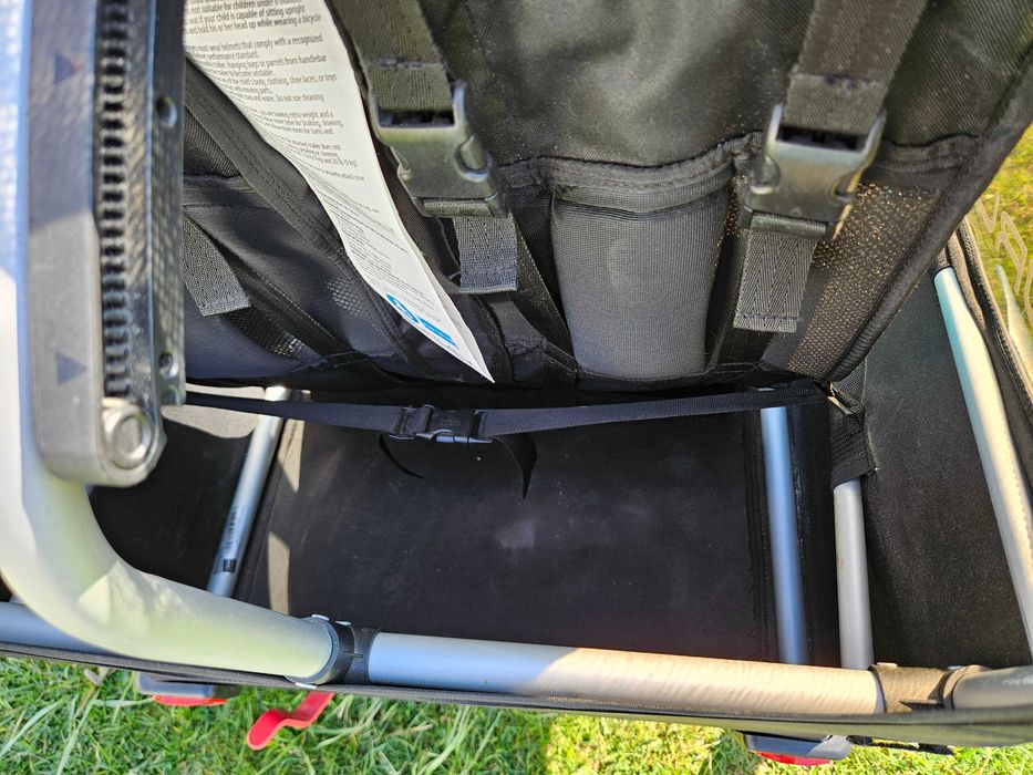 Burley D’Lite X Double + Stroller Kit + 2 uchwyty rowerowe | stan idealny