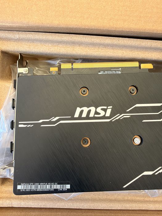 Geforce GTX 1660 Ventus 6GB