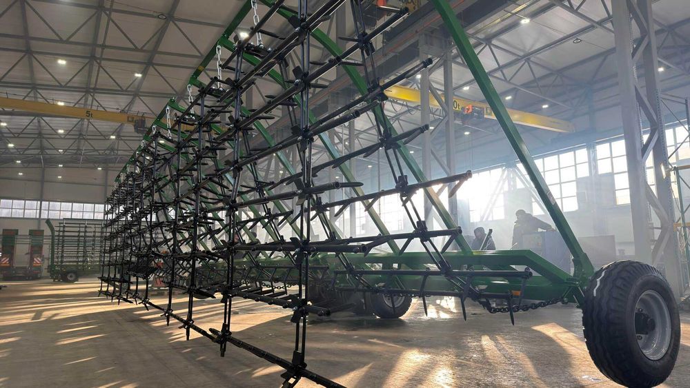 Борона шлейфова зубова БШЗ-11 м Аякс Агро зуб McFarLane шлейф