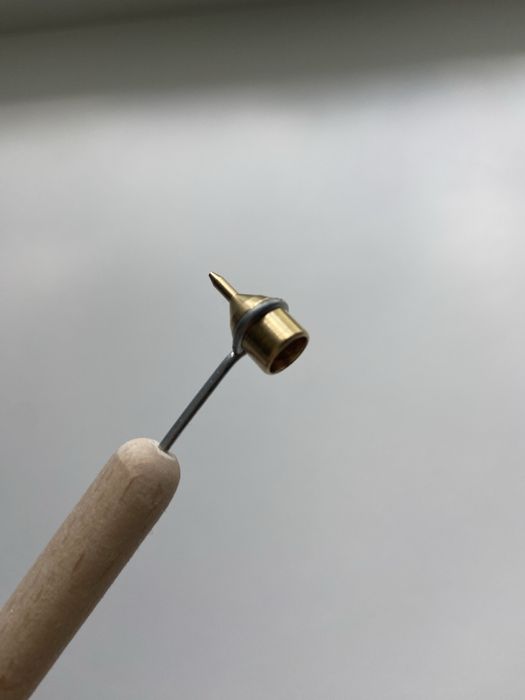 Писачок для розпису писанок латунний