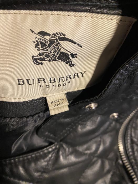 Куртка Burberry кожа