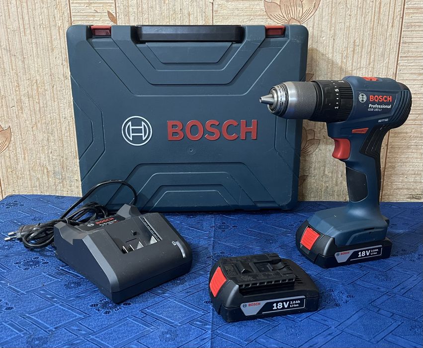 Bosch GSB 185-LI Ударний Шуруповерт 18V 2x2Ah Кейс