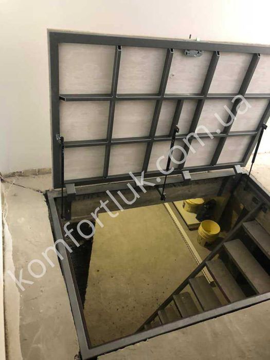 Напольный ревизионный люк невидимка в подвал и погреб от производителя