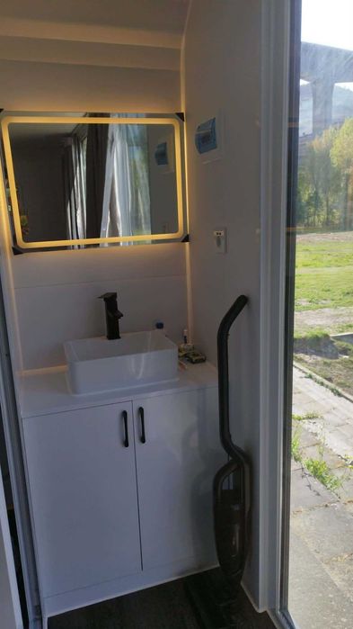 Casa móvel com vidro duplo eficiência energética A
