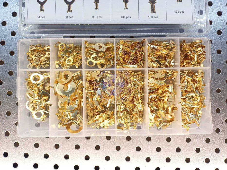 Zestaw konektorów samochodowych kablowych 750szt konektory samochodowe