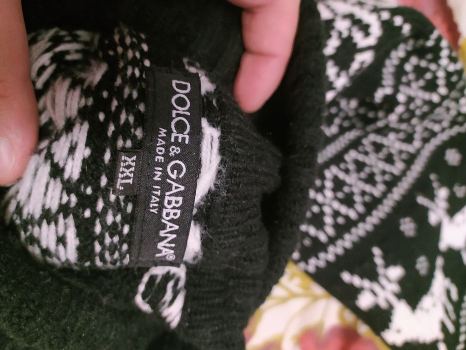 dolce gabanna винтажный свитер б.у