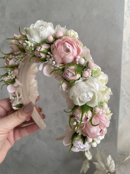 Віночок вінок на голову украінський вінок обруч обідок