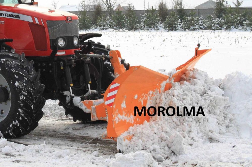Pług śnieżny komunalny 3,0 m strzałka hydrauliczny ROLMAKO typ ciężki