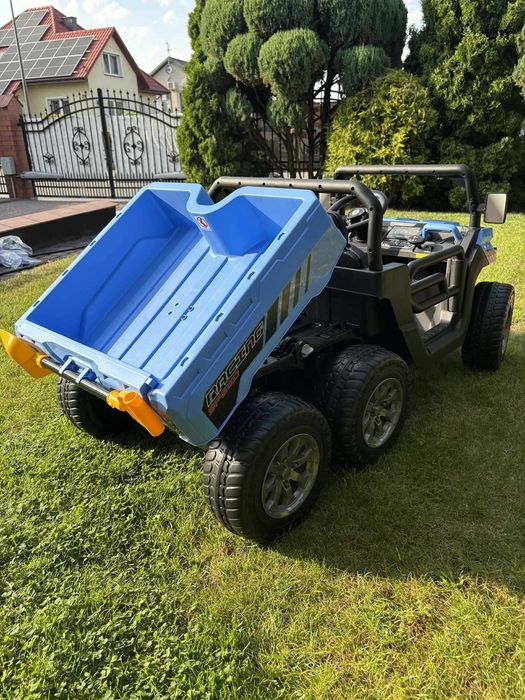 Dwuosobowe Auto na akumulator Wywrotka Pilot 4x4 Samochód dla 2 dzieci