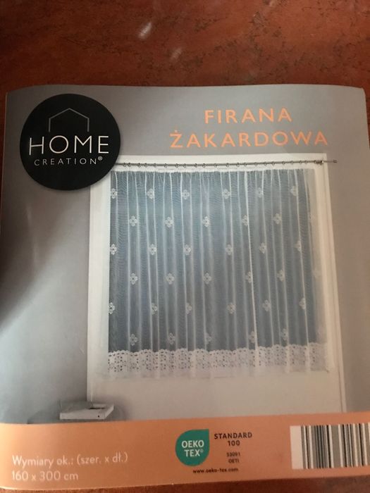 Firanka gotowa 160x300cm