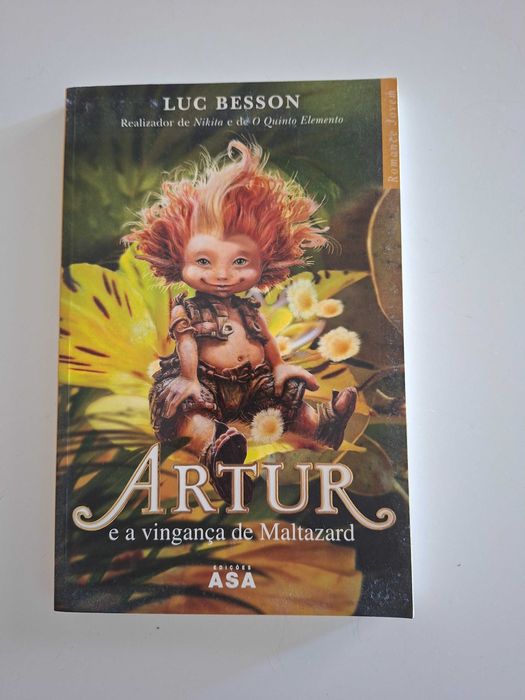 3 livros Artur - Luc Besson