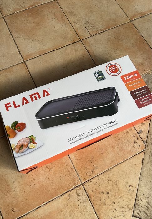 Grelhador eletrico flama