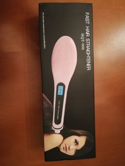 Escova alisadora de cabelo