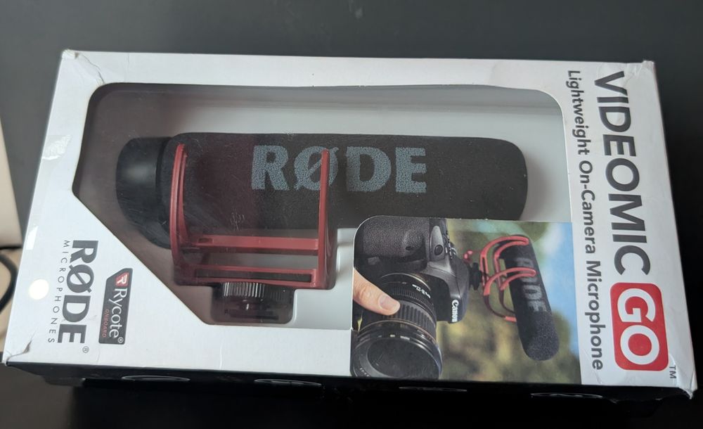 Мікрофон Rode VideoMic GO
Мікрофон Rode VideoMic GO