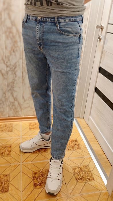 Чоловічі джинси слоучі мом Spp's & Denim