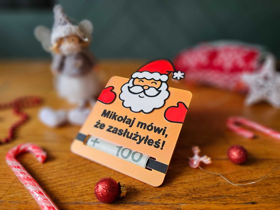 Bon podarunkowy na pieniądze. Wydruk 3D